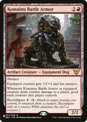 Komainu Battle Armor (NEC-21) [The List]