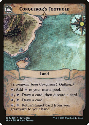 Conqueror's Galleon // Conqueror's Foothold (234) [XLN Treasure Chest] Reverse
