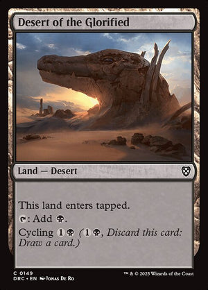Desert of the Glorified (149) [Aetherdrift Commander]