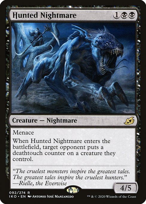 Hunted Nightmare (92) [Ikoria: Lair of Behemoths]