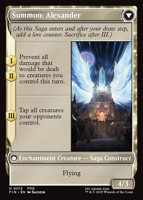 Crystal Fragments // Summon: Alexander (13) [Final Fantasy]