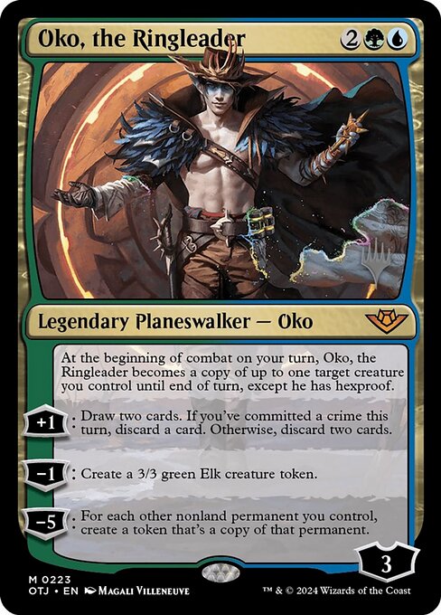 Oko, the Ringleader (223p) [Outlaws of Thunder Junction Promos]