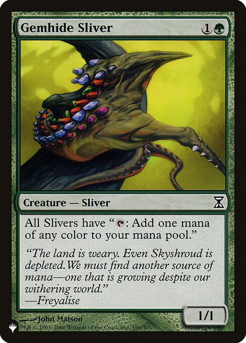 Gemhide Sliver (TSP-196) [The List]