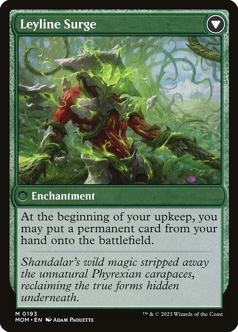 Invasion of Shandalar // Leyline Surge (193) [March of the Machine] Reverse