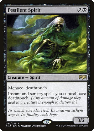 Pestilent Spirit (81) [Ravnica Allegiance]
