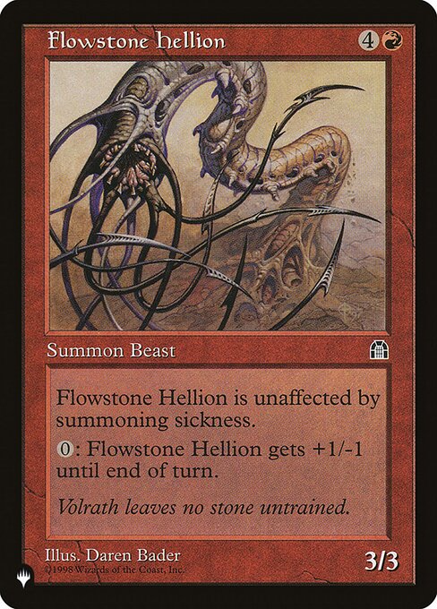 Flowstone Hellion (STH-84) [The List]