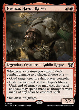 Grenzo, Havoc Raiser (168) [Outlaws of Thunder Junction Commander]