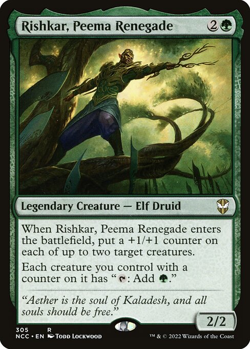 Rishkar, Peema Renegade (305) [New Capenna Commander]