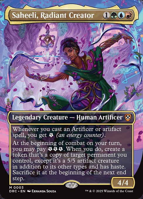 Saheeli, Radiant Creator (3) [Aetherdrift Commander]