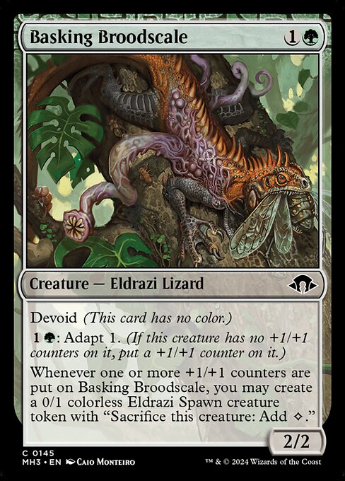 Basking Broodscale (145) [Modern Horizons 3]