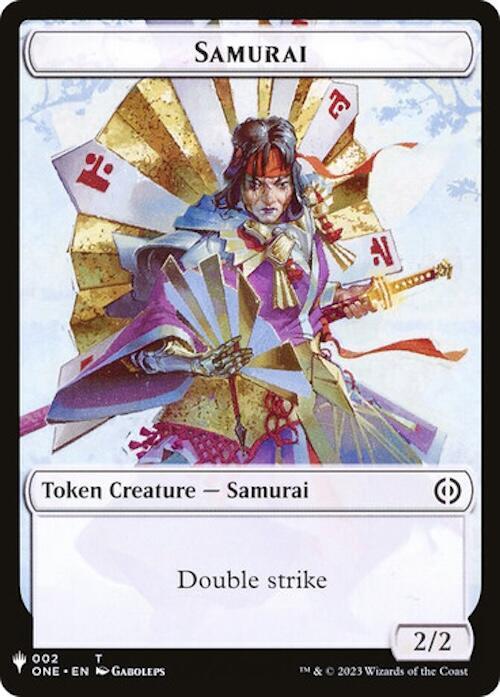 Samurai // Clue Double-Sided Token (2 // 40) [The List]
