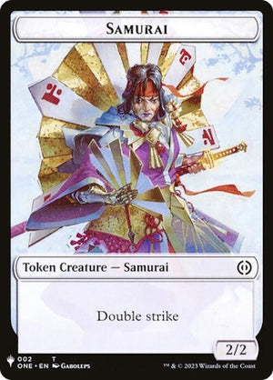 Samurai // Clue Double-Sided Token (2 // 40) [The List]