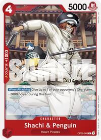 Shachi & Penguin (OP09-003) [Emperors in the New World: 2nd Anniversary Tournament Cards]