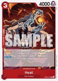Heat (OP09-007) [Emperors in the New World: 2nd Anniversary Tournament Cards]