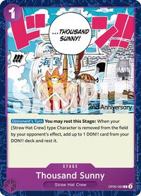 Thousand Sunny (OP09-080) [Emperors in the New World: 2nd Anniversary Tournament Cards]