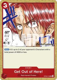 Get Out of Here! (OP09-018) [Emperors in the New World: 2nd Anniversary Tournament Cards]