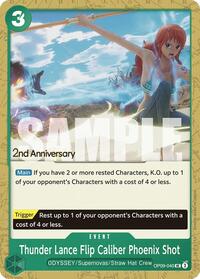 Thunder Lance Flip Caliber Phoenix Shot (OP09-040) [Emperors in the New World: 2nd Anniversary Tournament Cards]