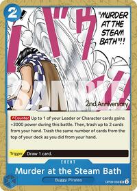 Murder at the Steam Bath (OP09-059) [Emperors in the New World: 2nd Anniversary Tournament Cards]
