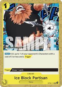 Ice Block Partisan (OP09-115) [Emperors in the New World: 2nd Anniversary Tournament Cards]