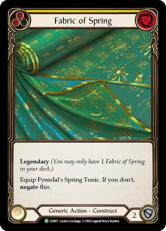 Fabric of Spring // Fyendal's Spring Tunic - LSS011 [Flesh and Blood Promo Cards]