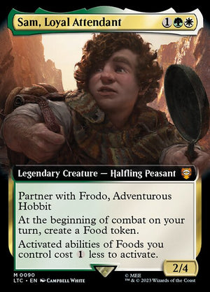 Sam, Loyal Attendant (90) [Tales of Middle-earth Commander] [Extended Art]