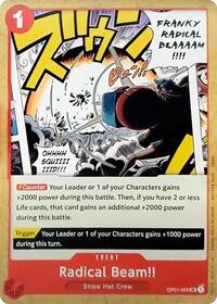 Radical Beam!! (OP01-029) [One Piece Demo Deck Cards]