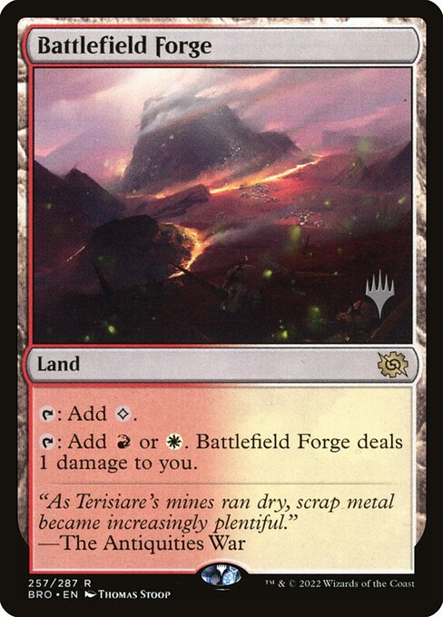 Battlefield Forge (257p) [The Brothers' War Promos]
