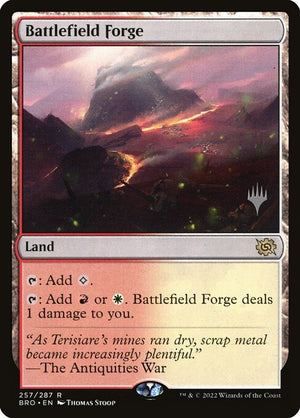 Battlefield Forge (257p) [The Brothers' War Promos]