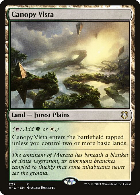 Canopy Vista (227) [Forgotten Realms Commander]
