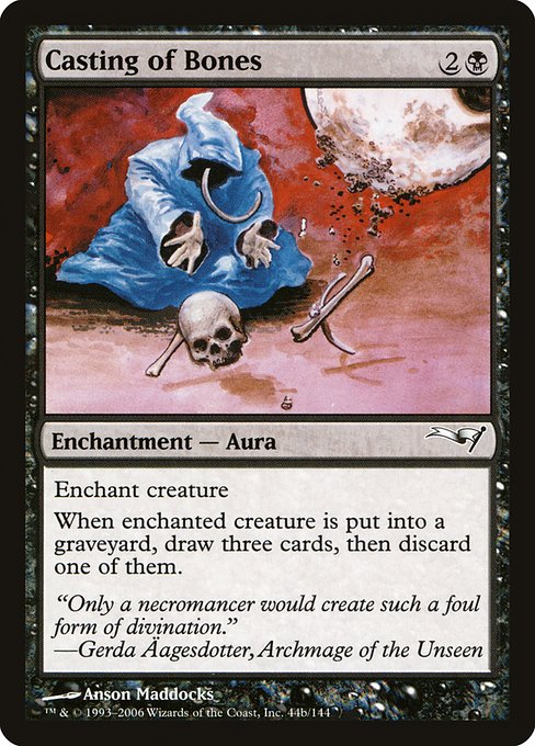 Casting of Bones (44b) [Coldsnap Theme Decks]