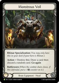 Monstrous Veil - LGS253 (LGS253) [Flesh and Blood Promo Cards]