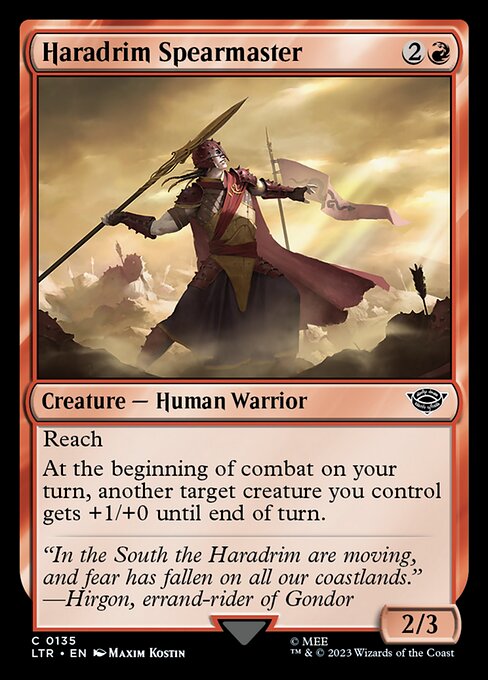 Haradrim Spearmaster (135) [The Lord of the Rings: Tales of Middle-earth]