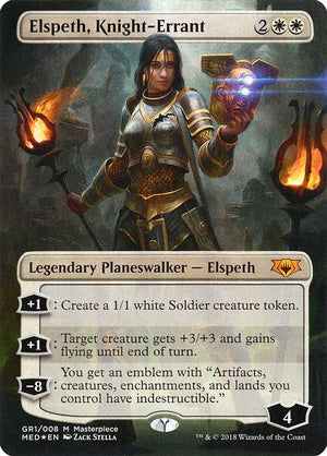 Elspeth, Knight-Errant (GR1) [Mythic Edition] [Borderless]