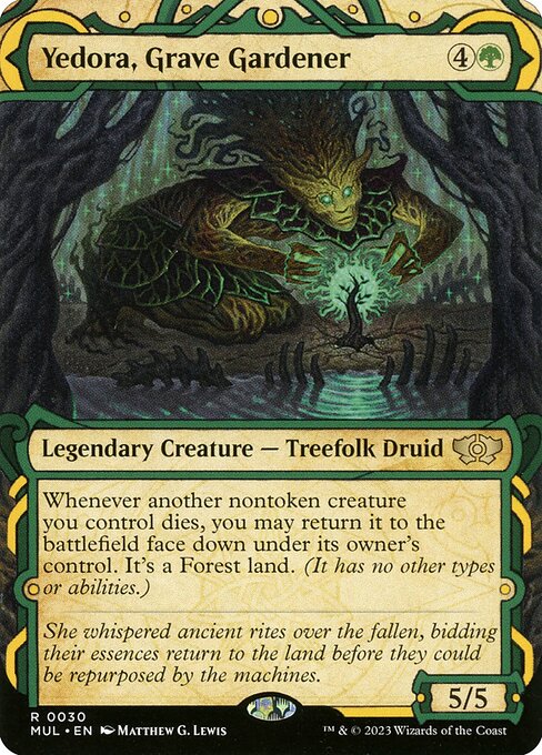 Yedora, Grave Gardener (30) [Multiverse Legends] [Showcase, Borderless]