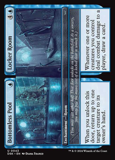 Bottomless Pool // Locker Room (43) [Duskmourn: House of Horror]