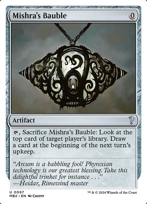 Mishra's Bauble (97) [Mystery Booster 2]