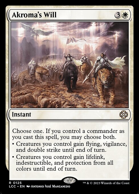 Akroma's Will (125) [The Lost Caverns of Ixalan Commander]