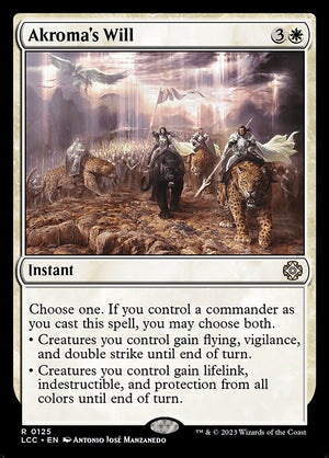 Akroma's Will (125) [The Lost Caverns of Ixalan Commander]