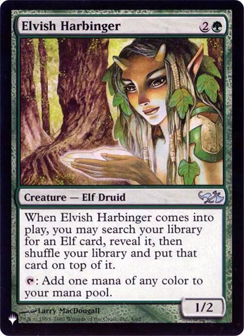 Elvish Harbinger (EVG) (Apr-62) [The List]