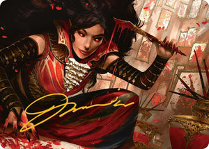 Blood Artist Art Card (Gold-Stamped Signature) (22) [Innistrad Remastered Art Series]