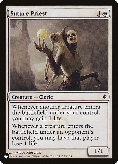 Suture Priest (NPH-25) [The List]