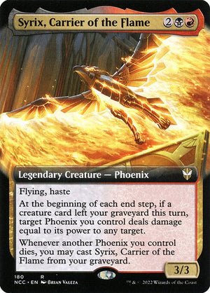 Syrix, Carrier of the Flame (180) [New Capenna Commander] [Extended Art]