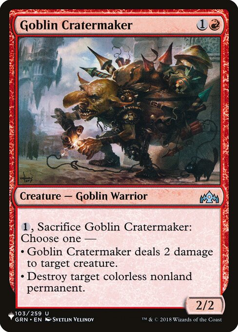 Goblin Cratermaker (GRN-103) [The List]