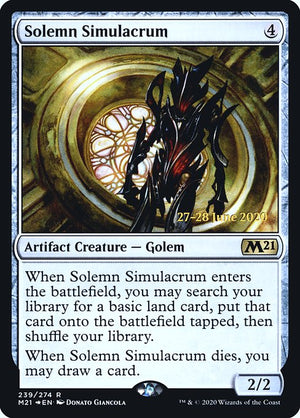 Solemn Simulacrum (239s) [Core Set 2021 Promos]