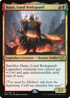 Hajar, Loyal Bodyguard (211p) [The Brothers' War Promos]