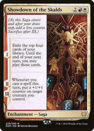 Showdown of the Skalds (229p) [Kaldheim Promos]
