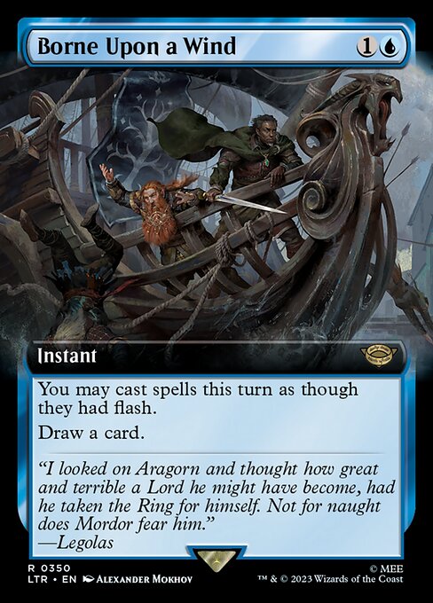 Borne Upon a Wind (350) [The Lord of the Rings: Tales of Middle-earth] [Extended Art]