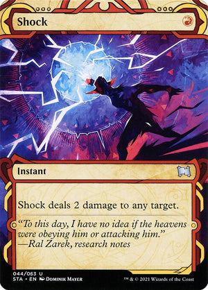 Shock (44) [Strixhaven Mystical Archive] [Showcase, Borderless]