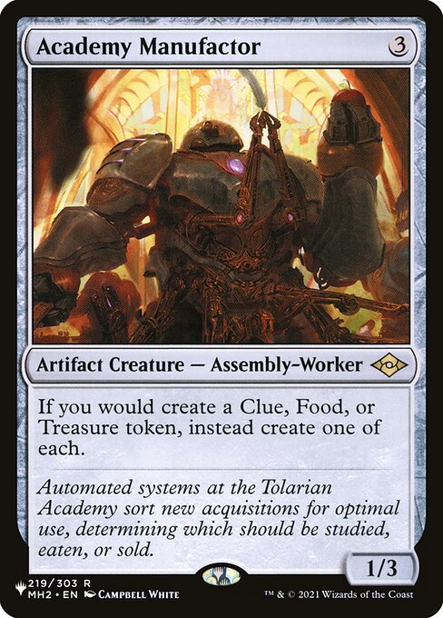 Academy Manufactor (MH2-219) [The List]