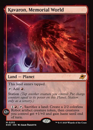 Kavaron, Memorial World (255) [Edge of Eternities]
